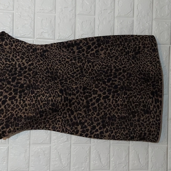 Urban Outfitters Cheetah Print Mini Cap Sleeve Dress Small - Picture 8 of 11